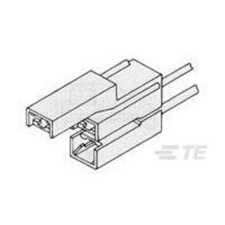 TE CONNECTIVITY 187 FAST RCPT HSG 3 CIR M NAT 360010-2